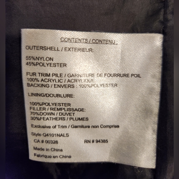 Black Oversized Puffer Coat with Removable Hood - Picture 8 of 8